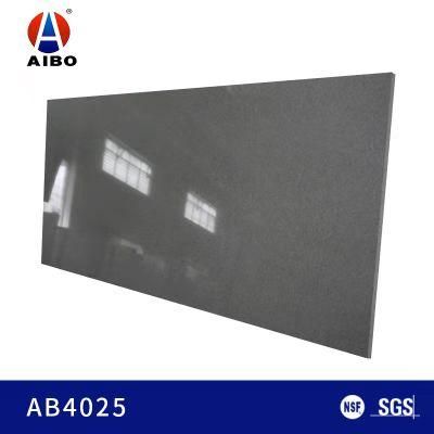 Grey Artificial Quartz Stone Slab for Workshop