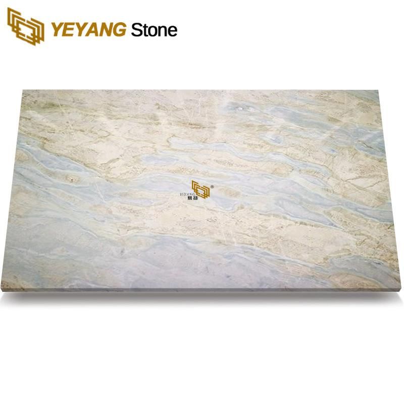 Polished Natural Blue Roman Impression Marble for Table/Flooring/Walling/Tiles