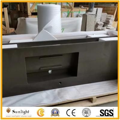Stone Marble White Black Quartz Kitchen Counter Tops