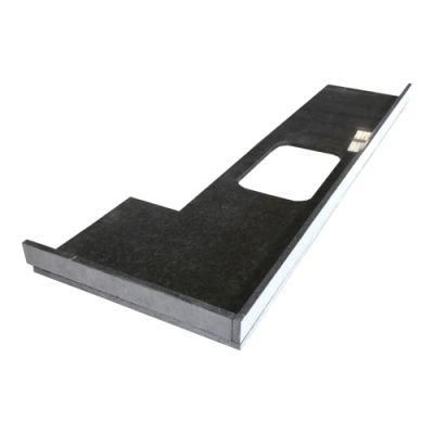 Grey Steel Granite Stone Kitchen Counter Top for Multi Family &amp; Hospitality Projects