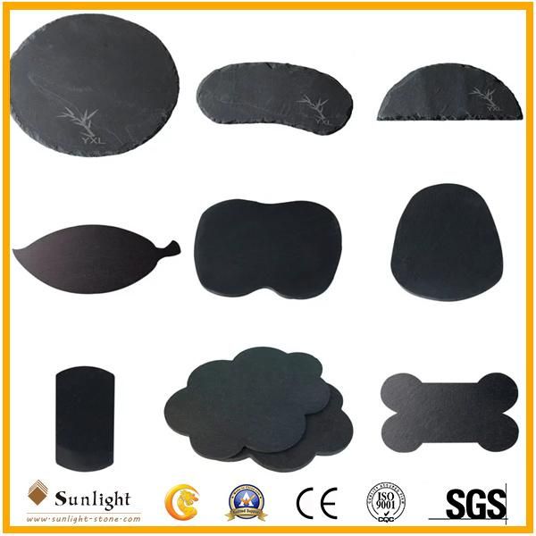 High Quality Slate Stone Sushi Plates, Service Plates for Tableware