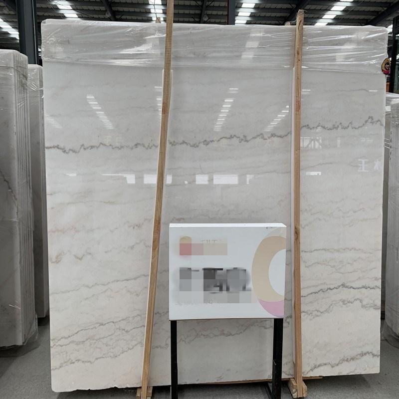 China White Marble Slabs for Wall and Flooring