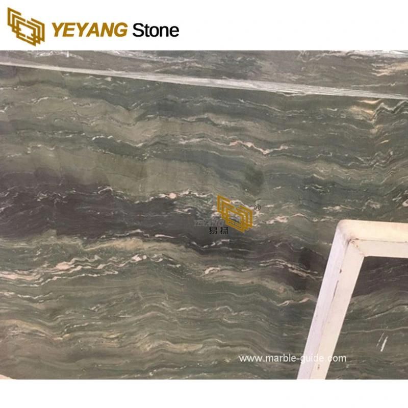 Top Polished Green Marble Nine Dragon Jade Marble for Table/Worktop/Background/Countertop