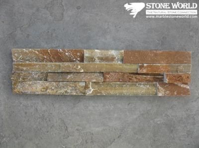 Gold Yellow Rough Ledgestone for Wall Panel (CS038)