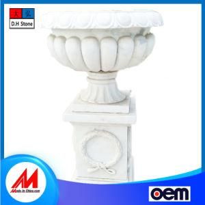 Made in China Hand Carved Garden Decoration Flower Po
