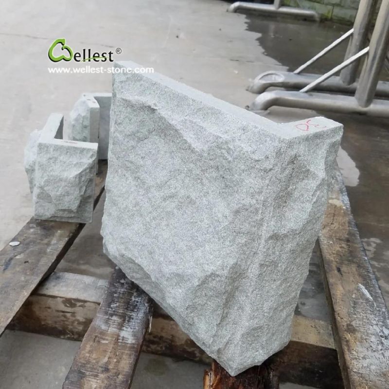 Tasteful Sy157 White Sandstone Mushroom Wall Cladding and Covering Tile