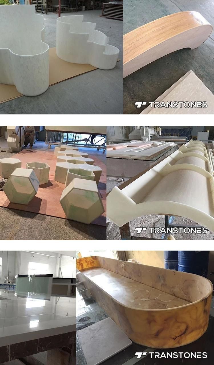 Transtones Decorative Backlit Artificial Stone Slab for Alabaster Light Box