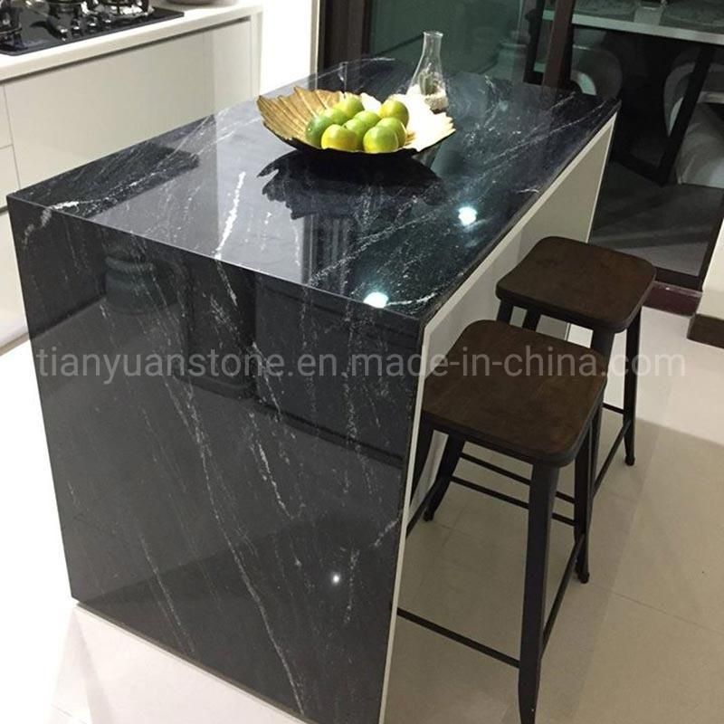 Fantasy Granite/Marble Natural Stone Super White/Grey Calacatta Quartzite Countertops Island for Kitchen Furniture Design