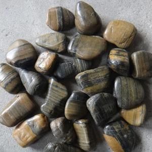 Natural Polished Stripe Cobble Stone