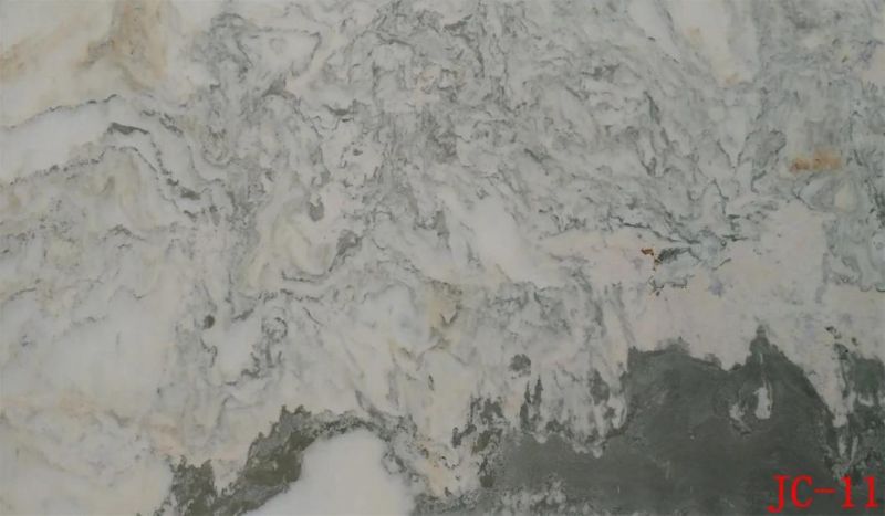 White Lanscape Marble Slabs, Marble Tiles and Marble