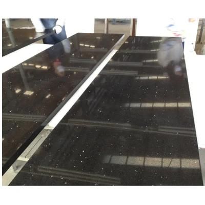 Artificial Marble Stone Black Quartz Countertop for Kitchen