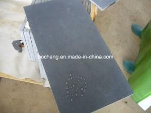 Honed Granite Hainan Black Tile for Floor and Wall