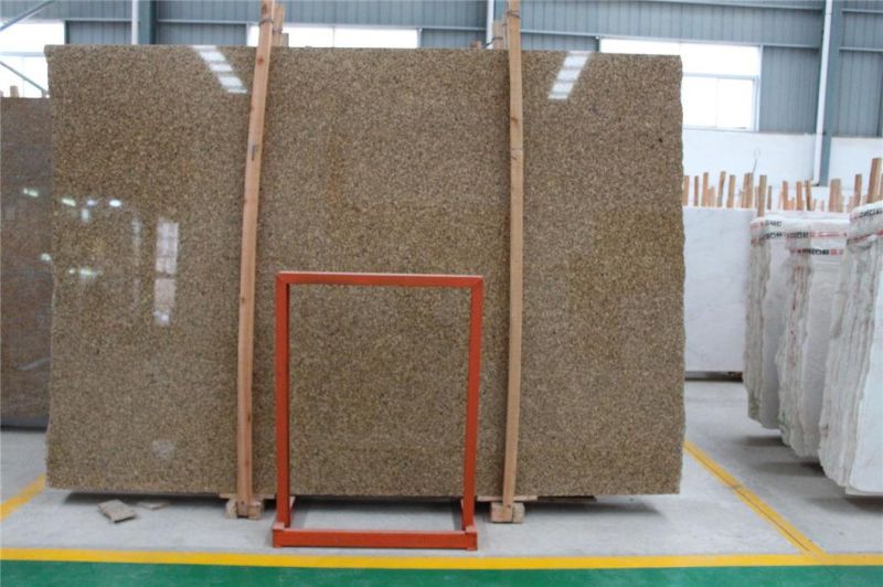 Gold Carioca Granite Natural Yellow Granite Polised Slabs Customized Tile for Building Fecade Wall