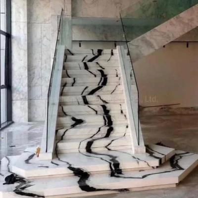 Interior/Design Background Wall Tiles Stone Stairs/Slabs Panda White Marble