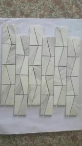 Marble Mosaic Tiles Volakas White for Decoration and So on
