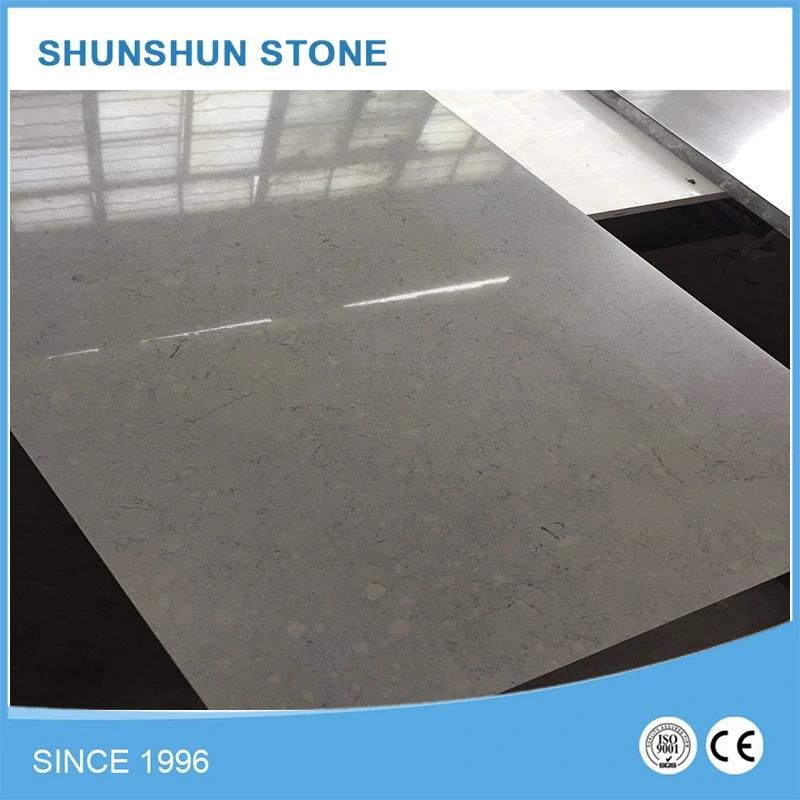 Popular White Quartz Stone Countertop for Kitchen
