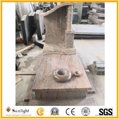 Mausoleum Shanxi Black/Multicolor Red/Olive Green/G623 Granite Europe Monument Tombstones