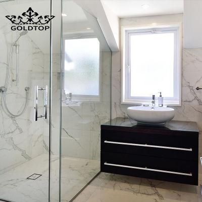 China Natural White/Grey/Black Stone Slabs Calacatta Gold Marble Countertop for Floor Tiles /Wall Tiles/Vanity Top Building Material