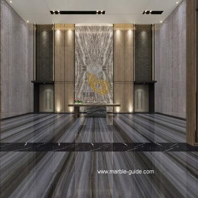 Natural Thin Palissandro Blue Marble Stone Tile/Slab for Flooring/Wall/Home Decor/Wall/Floor