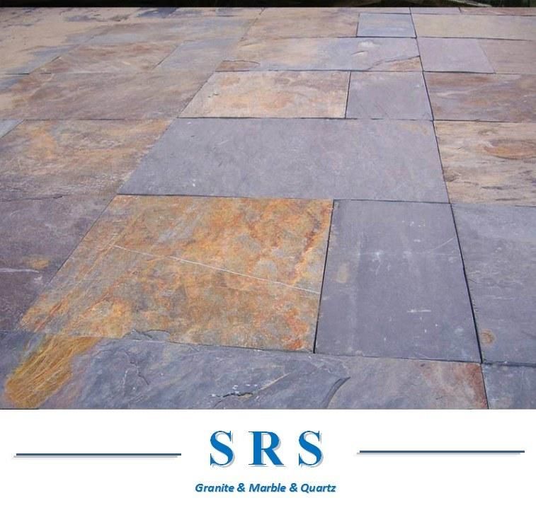 Chinese Manufacturer Natural Rusty Slate for Wall Cladding & Flooring Tile