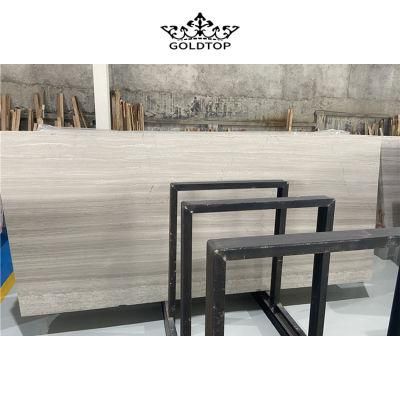 Natural Stone Factory Price Polished White Wood Marble Floor Tiles/Tabletop /Wall Tiles/Countertop/Slab Tiles