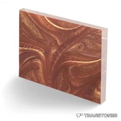Light Weight Decorative Alabaster Stone Panel for Coaster