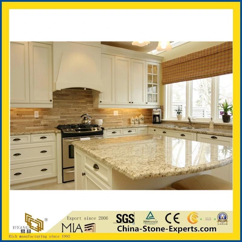 Polished Giallo Ornamental Yellow Natural Granite for Kitchen Island/Countertops Wholesale