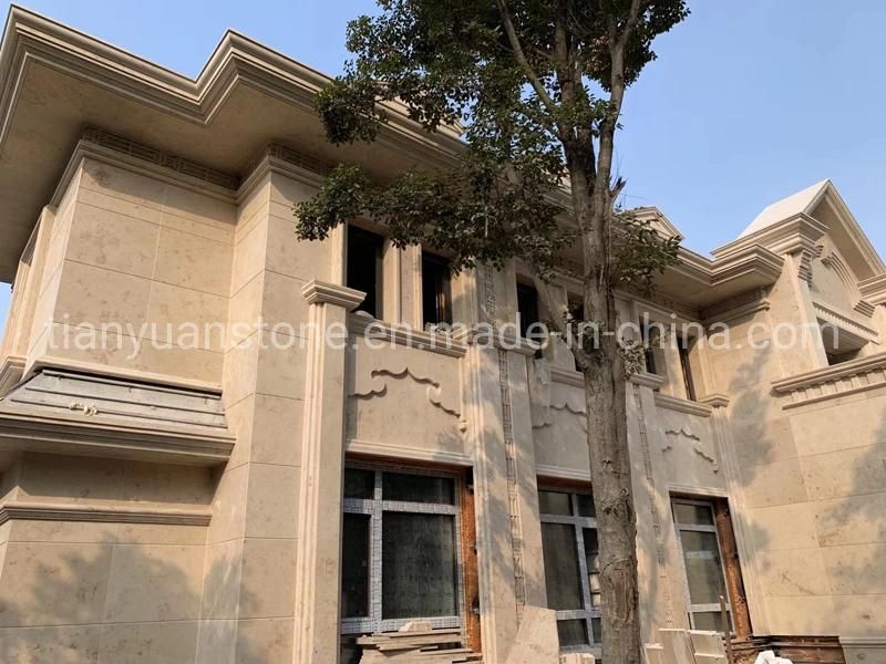 Polished/Honed Beige/White Moca/Jura Beige Limestone for Slab/Wall/Flooring Tile
