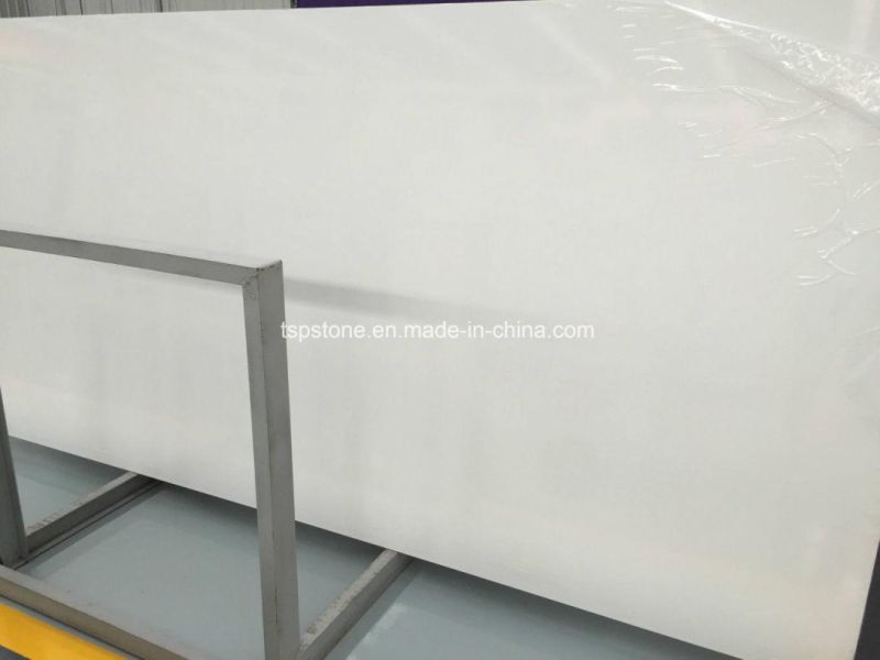 Solid Surface White Quartz Stone Countertop
