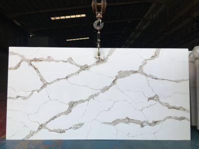 Modern Style Calacatta Gold Artificial Quartz Stone Counter Top Quartz Stone