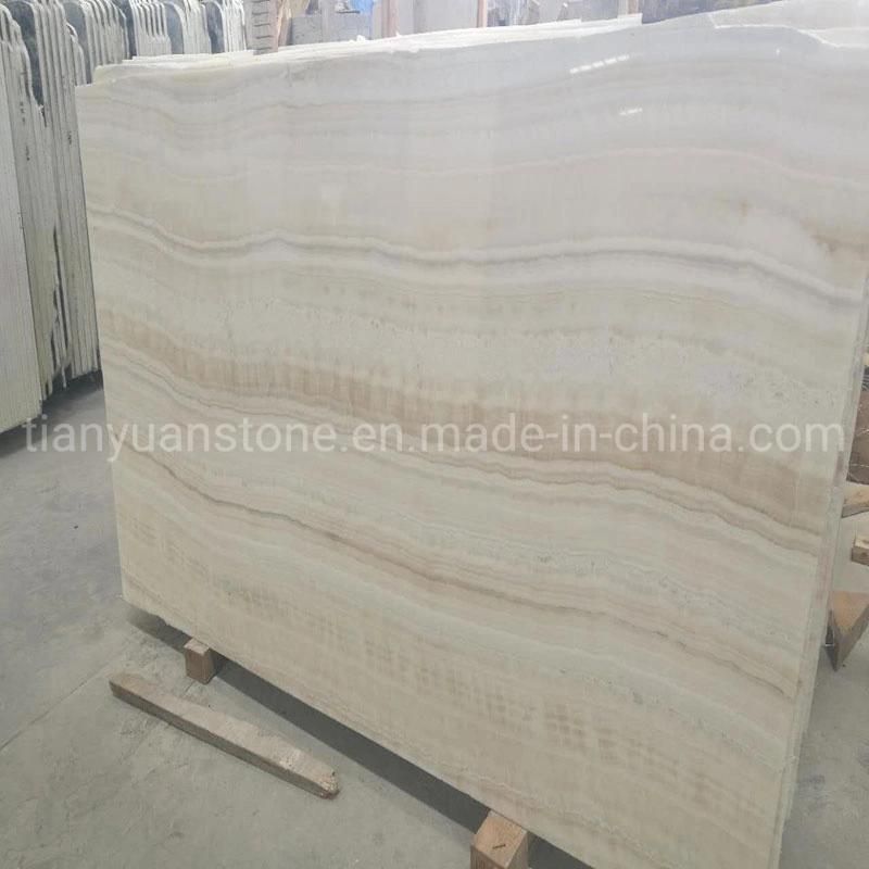 White Onyx Marble Polaris Marble Jade Natural Stone for Kitchen Top