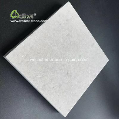 Honed Finish Floor and Wall Tile Light Silver Travertine for Australia