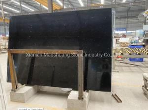 Manmade Stone White and Black Galaxy Artificial Marble for Indoor Usage