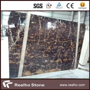 Hot Material Black Portoro Marble Slab