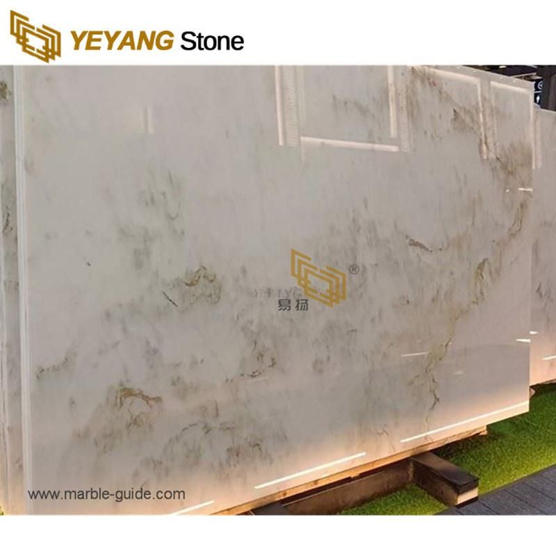China White Marble for Slabs/Tiles/Flooring/Wall/Countertop/Vanity/Kitchen/Bathroom Marble Countertop Factory