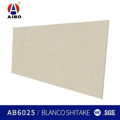 Acid Resistant White Kitchen Islands Carrara Quartz Stone
