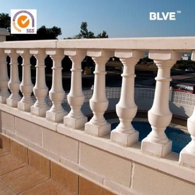 Factory Custom Size Home Decor Hand Carving Marble Handrail Stone Column Mcy-66