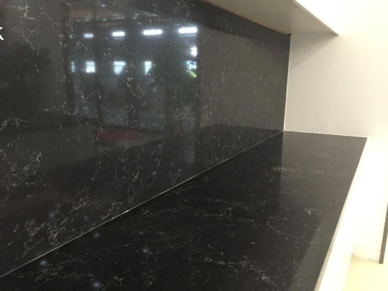 Mable-Look Quartz Stone for Hotel Table