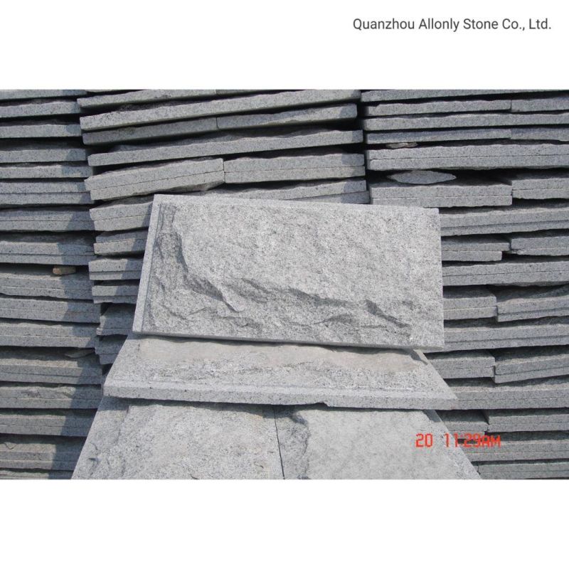 Natural Cheap G603 Granite Facade Mushroom Stone Wall Cladding