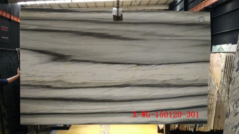 Grey/Yellow/Silver/Beige/Travertine/Limestone/Onyx/Sandstone/Granite/White Slab Marble for Flooring/Wall Tile/Countertop