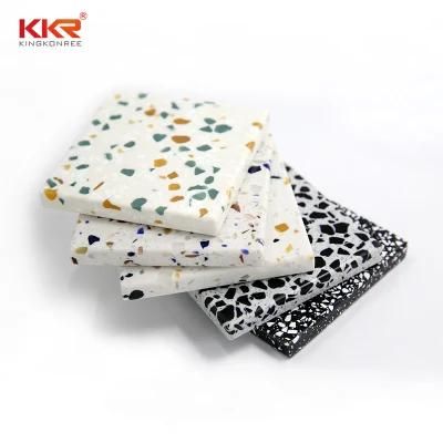 Artificial Stone Big Chips Acrylic Solid Surface Terrazzo Sheets