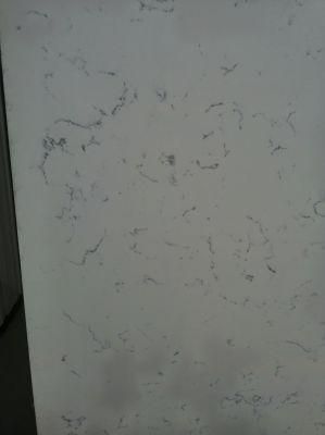 Quartz Slab Artificial Stone Carrara White Color Quartz Stone Slab for Decoration Material