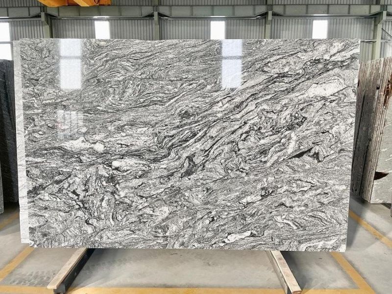 Viscount White Granite Slab for Wall/Countertop/Island