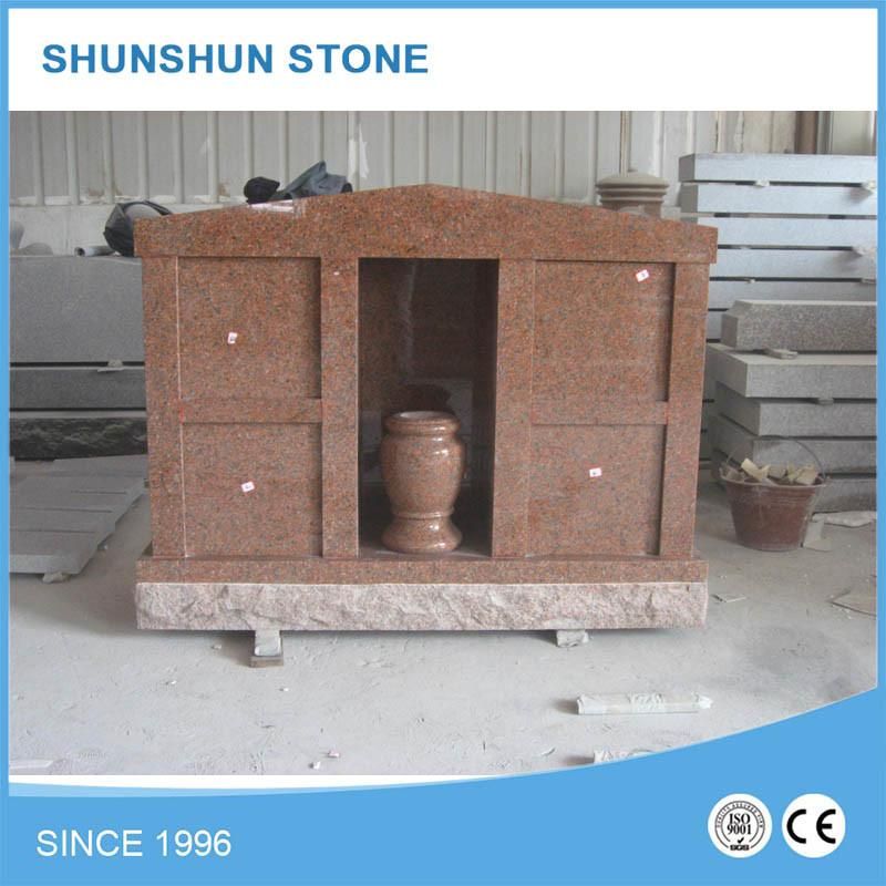 American Style Red Granite Headstone with Competitive Price