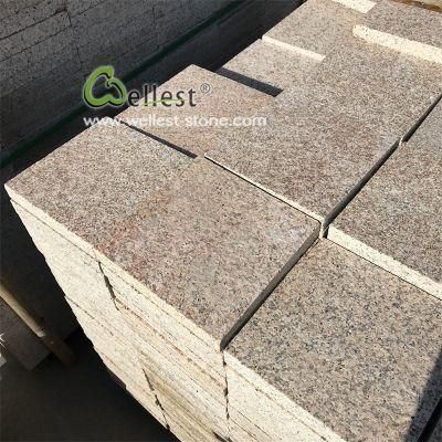 Rusty Yellow Granite, G682 Granite, Beige Granite Tiles, Outdoor Flamed Granite Paving Stone