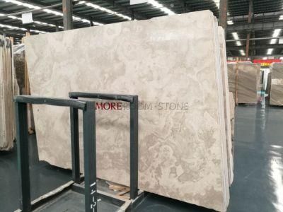 Indoor Flooring Polished Light Gray Marble Stone Slab