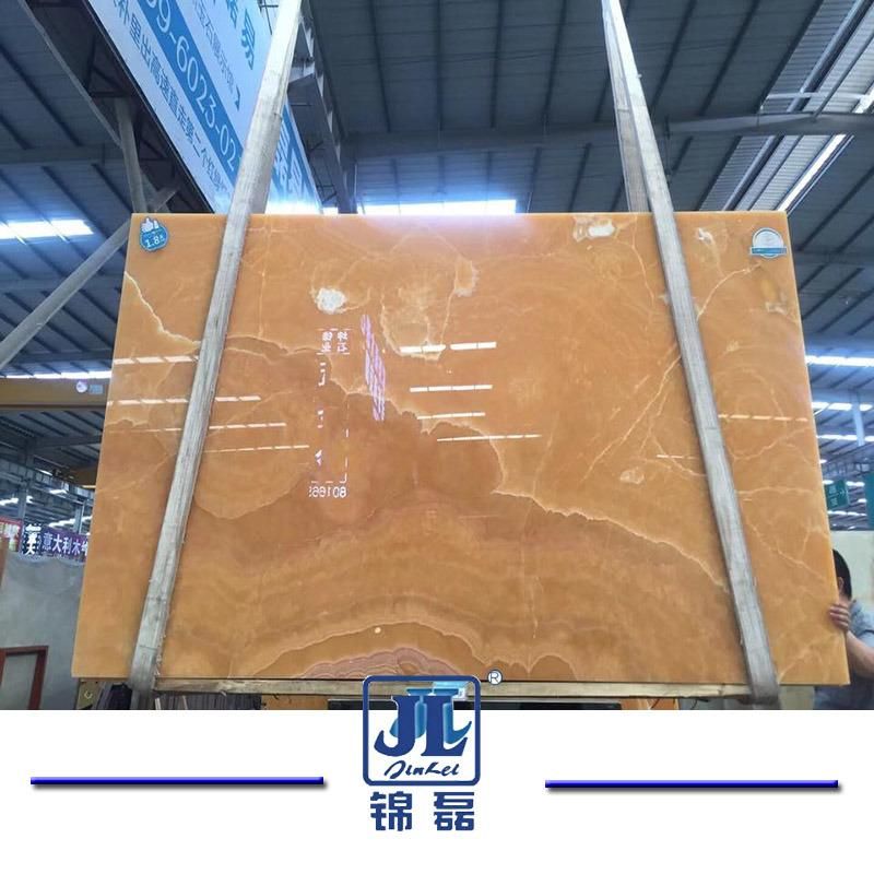 Natural Orange Onyx Slabs for Decoration Tiles/Wall Tiles/Counter Top/Vanity Tops/Background