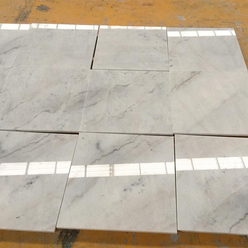 China Cheap Wholesale Price Landscape White Marble Tile for Floor and Wall
