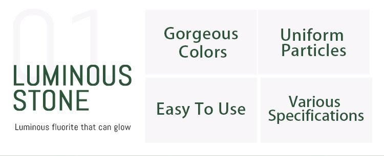 Glow Stone Photoluminescent Sand Glass Stone Glow in The Dark Paving Stone Glow Stone Glow in The Dark Stone Glow Stone Luminous Stone for Sale