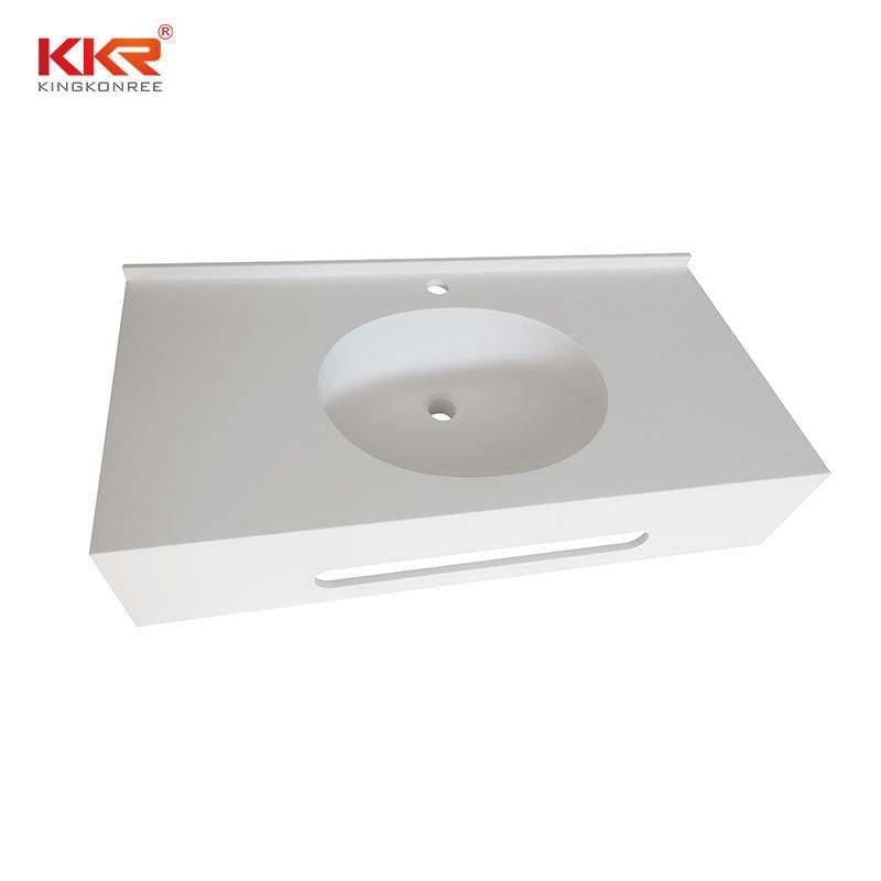 Well Polished Washroom Hotel Vanity Countertop